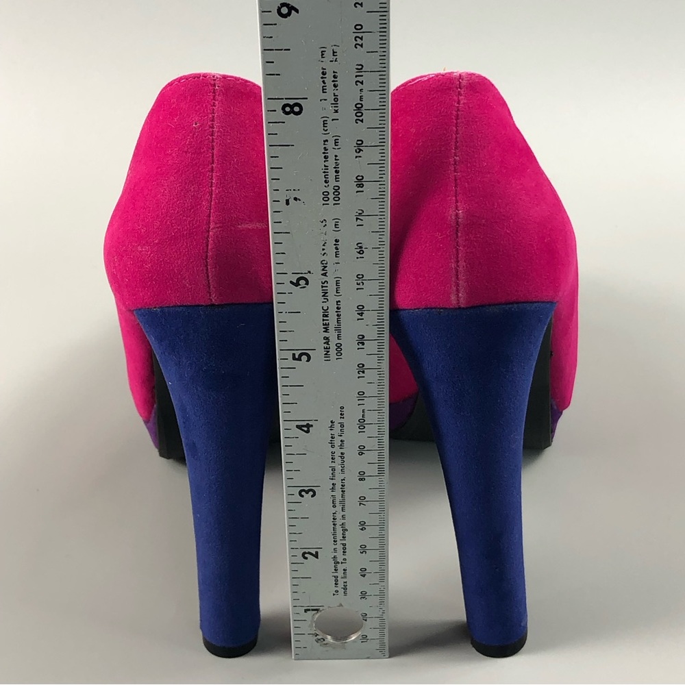 Rouge Helium Lust-2 Women’s Peep Toe Heels Size 8 - Picture 11 of 12